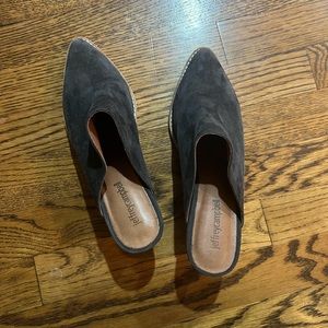 Jeffrey Campbell Suede Mule Clogs